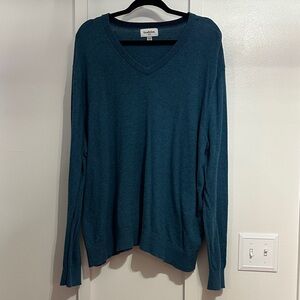 Goodfellow & Co Teal V-Neck Sweater